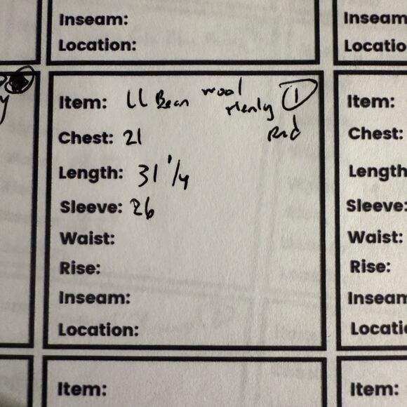 LL‎ Bean Henley 2 Layer Traditional Fit River Driver's 40% Wool Shirt Mens Large - Picture 3 of 7